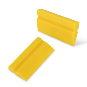 2 Pcs Pro Tint Bondo Soft Rubber Squeegee Carbon Fibre Car Vinyl Wrap Tools UK - Picture 1 of 8