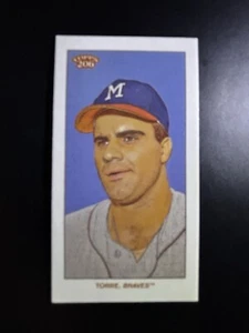 2024 Topps T206 Sweet Caporal Back Joe Torre, Milwaukee Braves - Picture 1 of 2