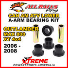 50-1126 Can Am Atv Outlander Max 800 Xt 4X4 2006-2008 Lower A-Arm Bearing Kit