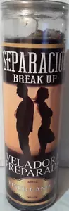 Vorbereitete Kerze TRENNUNG (Break Up) Fixed Candle, Farbe schwarz/schwarz - Bild 1 von 2