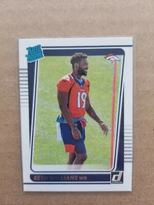2021 Panini Donruss Football #299 SETH WILLIAMS Broncos RATED ROOKIE  - Picture 1 of 2
