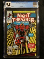 NIGHT THRASHER Four Control #1 CGC 9.8 NM/MT Near Mint 1992 1st Solo Series