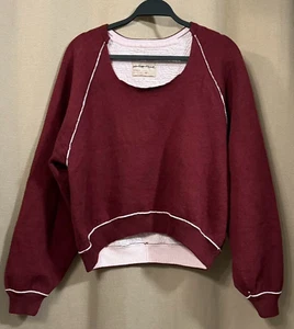 Suéter We The Free People Medianoche Rojo Borgoña XS - Imagen 1 de 9