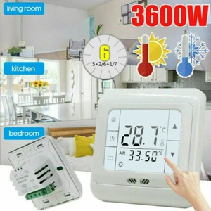 Raumthermostat Digital Raumtemperaturregler LCD Raumregler 230V Fußbodenheizung - Bild 1 von 13