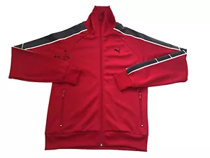 Puma Herren Bekleidung Sport Trainingsjacke UK M UVP 45£ rot selten Crazy Sample Top @ - Bild 1 von 11