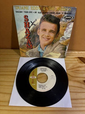 Duane Eddy And The Rebels – Shazam JEP-303 7" Vinyl Record VG VG+ - Image 1 of 4