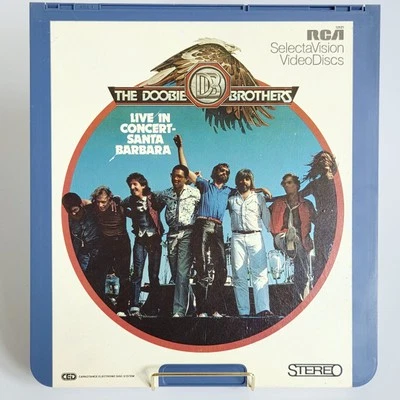 Doobie Brothers Live Concert CED VideoDisc RCA SelectaVision Santa Barbara 1982 - Image 1 of 4