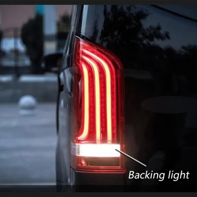Pair For Mercedes Benz Vito W447 2015-25 LED Dynamic Rear Tail Light Brake Lamps - Image 1 of 4