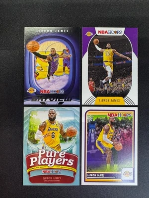 (4) LeBron James Hoops Skyview Pure Players Haunted Hoops Lakers - Image 1 of 2