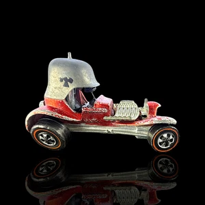Hot Wheels 1969 Redline Red Baron ~ Red Pointed Top - Picture 1 of 6