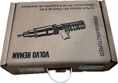 Kit de inyector de combustible genuino sellado Reman Volvo D13 paquete de 6 85144518 Foto 1 de 4