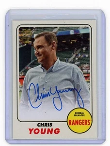 Autógrafos favoritos de los fanáticos de Chris Young de los archivos Topps de Texas de 2024 - Imagen 1 de 2