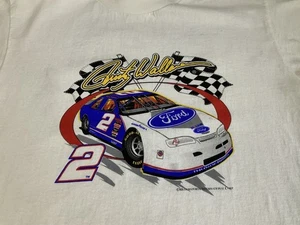Rusty Wallace #2 T-Shirt Tee Jugend Größe Large 14-16 doppelseitig - Bild 1 von 10