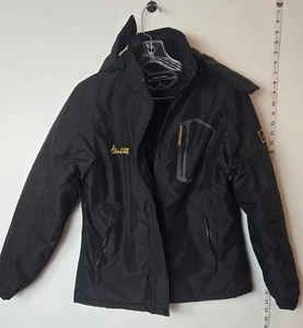 Moerdeng Windbreaker Jacket Men's Small Black Waterproof Long Sleeve Breathable - Picture 1 of 6