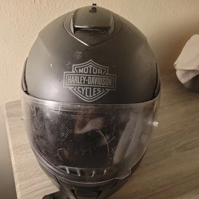 Harley Davidson Black Full-Face Motorcycle Helmet 2XL - Image 1 of 4