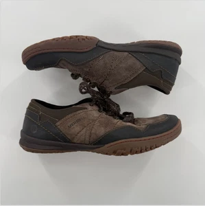 Merrell Shoes Womens Size 6.5 Brown Suede Lace Up Trail Walking Comfort J42530 - Picture 1 of 10
