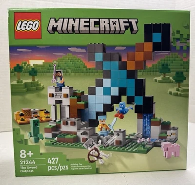 LEGO Minecraft 21244 The Sword Outpost Building Toy | Retired Set, New & Sealed - Image 1 of 4