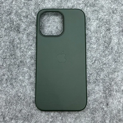 正品原装皮革保护壳 适用于 iPhone 15/15 Pro/15 Pro Max 带 Magsafe — 第 1/3 张图片