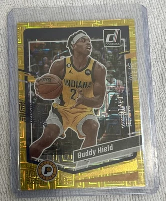 Donruss Buddy Hield Gold Choice 2023-24/10 #109 Pacers - Warriors Foto 1 de 2