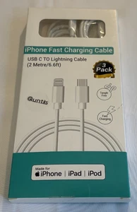 USB C auf Lightning Kabel 2er Pack 6FT [MFi Zertifiziert] iPhone Schnell Ladekabel - Bild 1 von 1