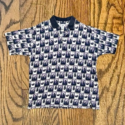 Polo de golf geométrico vintage de Munsingwear Foto 1 de 4