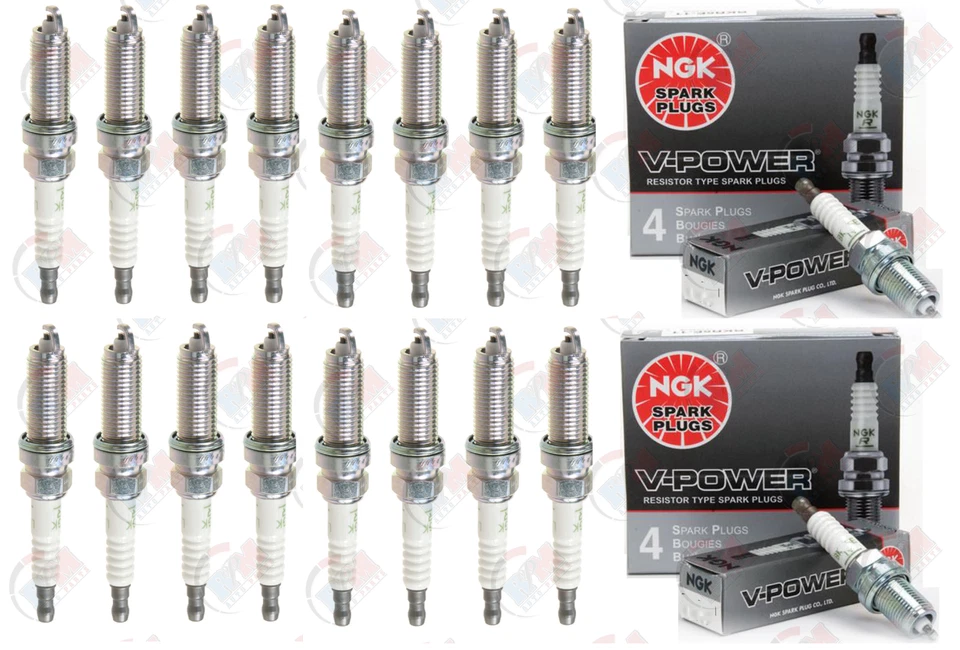 Bujías NGK "V-POWER" (Juego de 16) para 2014-2015 RAM 2500 3500 6,4 L V8 Foto 1 de 1