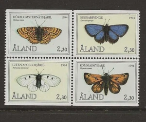 Mariposas Aland Finlandia 1994 MNH (f82) - Imagen 1 de 1