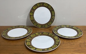 Mikasa Mediterrania Tambourine Dinner Plates X 4 Vintage # 4039 Made in Japan - Picture 1 of 4