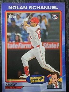 #87 Nolan Schanuel 2024 Topps X Chris Berman Boomers Béisbol - Imagen 1 de 2