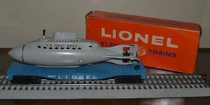 Postwar Lionel No. 6830 Flatcar With Submarine From 1960-61 with Box - Picture 1 of 11