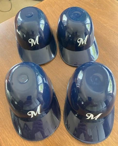 LOTE DE 4 MINI CASCO DE BÉISBOL MILWAUKEE BREWERS DE COLECCIÓN GRAN FORMA *ENVÍO GRATUITO* - Imagen 1 de 6