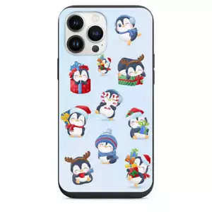 Funda de teléfono con diseño de pingüino de Navidad más linda para iPhone 7 8 X XS XR SE 11 12 13 14 - Imagen 1 de 31