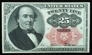 5th Issue Fractional 25 Cent Piece UNC Condition - Bold & Crisp! - Picture 1 of 3