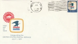1396 July 1 1971 Postal Service FDC First Day Glendale California - Picture 1 of 1