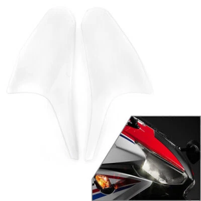 New Headlight Guard Shield Transparent Screen Lens Cover For Honda CBR500R 16-18 - Image 1 of 4