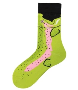 Green Eel Socks SF353 - Picture 1 of 1