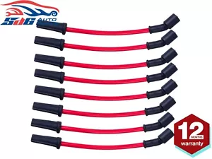 10.5mm Red Spark Plug Leads For Holden Chev V8 LS1 5.7L VT VX VY VZ Gen 3 - Picture 1 of 4