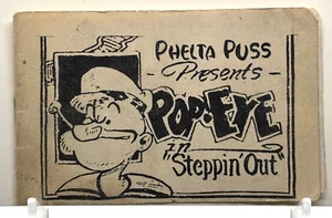 Vintage Phelta Puss Presents Pop-Eye in "Steppin' Out" Tijuana Bible - Picture 1 of 2