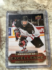 2015-16 UD  TWO  JOSH ANDERSON ROOKIE PROGRAM OF EXCELLENCE CANVAS #C264 r772
