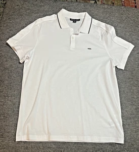 Michael Kors Cotton White Polo Size Medium NWOT Never Worn - Picture 1 of 6