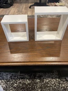 Lot If 2 Floating Display Box Shelf 1242 - Picture 1 of 7