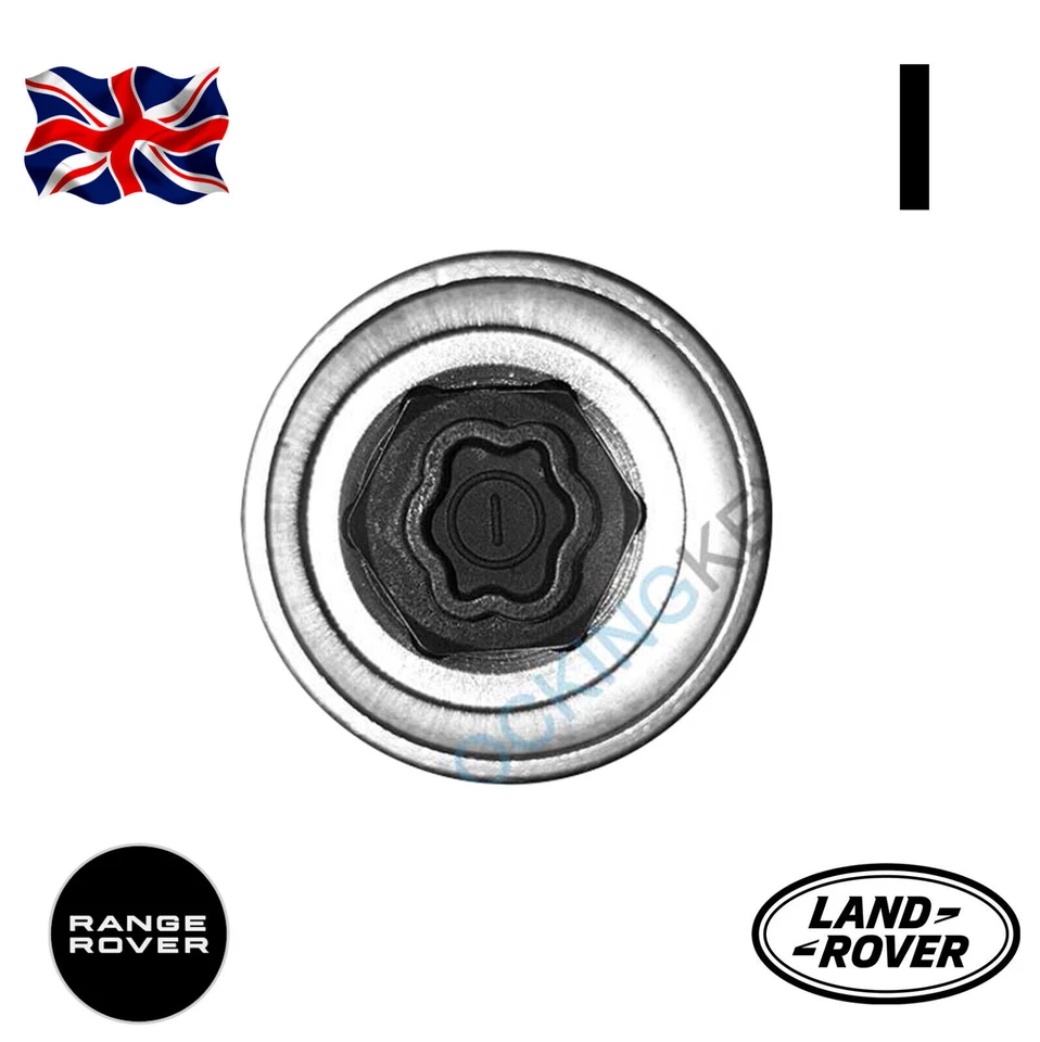 Land Range Rover Discovery Evoque Freelander Velar Tuerca de Rueda de Bloqueo Llave I - Imagen 1 de 1
