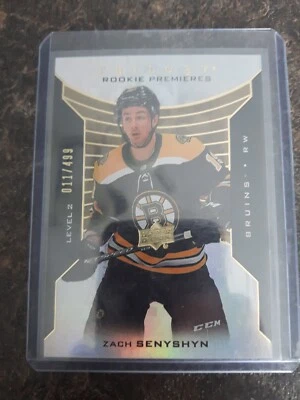 2019-20 Upper Deck Trilogy Rookie Premieres Zach Senyshyn 11/499 RC Card# 107 - Image 1 of 2