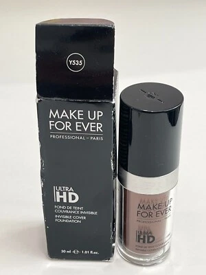 Make Up Forever Ultra HD Invisible Cover Foundation Y535 1.01 oz 30 ml - Image 1 of 4
