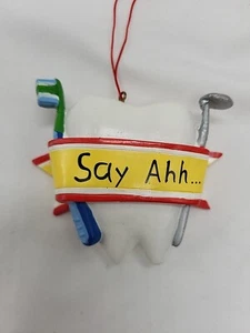 Decorazione natalizia con denti, diciamo Ahh... regalo dentista - Foto 1 di 8