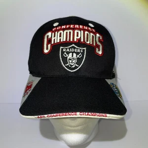 Reebok On-Field Oakland Raiders 2002 AFC Champions Baseball Cap - Picture 1 of 7