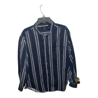 ROUTE 66 Original Clothing Co. Mens Shirt Size L Button Up Long Sleeve Striped - Image 1 of 4