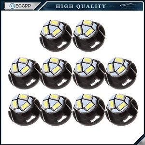 10 x White T5 Neo Wedge 3014 LED For A/C Climate Heater Control Bulbs Lamp Light - Picture 1 of 7