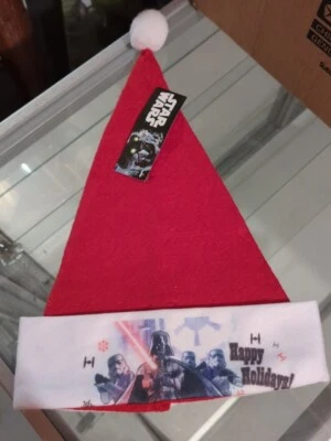 Совершенно новый Star Wars Дарт Вейдер Рождественский Санта шляпа красный с Pom Pom мяч - Изображение 1 из 2