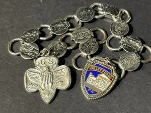 Vintage Silber Pfadfinderin & Talschmiede Silber Charm an Sarah Coventry Armband - Bild 1 von 4